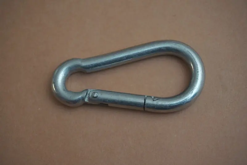 Steel safety carabiner